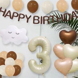생일 파티 풍선 생일 숫자 풍선 상차림 하트 어린이 백일 스튜디오 생일축하 가랜드 셀프 촬영 사진 소품