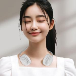 목걸이선풍기 목걸이 넥쿨러 핸디 접이식 날개없는 휴대용 넥튜브 목 선풍기