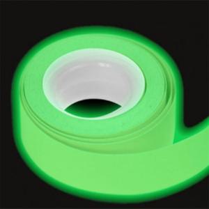 형광색 야광 축광테이프 75mm 10M 경고스티커 빛스티커 안전표시