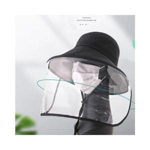 루미나D 넓은챙 키밍코튼투명안면보호방역모자벙거지탈부착형