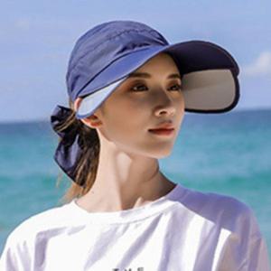 기능성 슬라이드 이지 썬캡 자외선 차단 챙넓은 슬라이드캡
