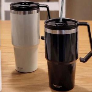 데일리 실속형 텀블러 보온 보냉 머그컵 보틀 화이트 600ml