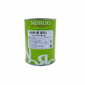 슈퍼에나멜 플러스 순청색 유광 1L 광택페인트 파란색페인트 철제페인트