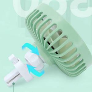 풍속 차량용 저소음 3단 usb 송풍구 선풍기 LED
