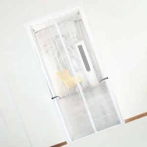 혜명몰 스트라이프 문 모기장 100x210cm 화이트 도어용방충망 실내용 도어벌레 방모기장 방형