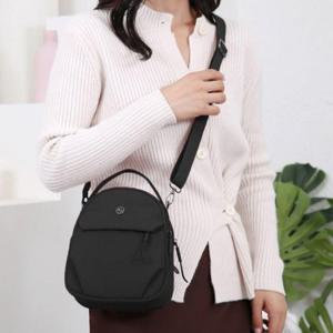 여자 미니 여행 크로스 백 휴대 폰 가방 블랙 여행용 크로스백 여성 가벼운 데일리