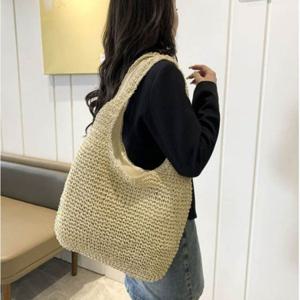 라탄백 데일리 크로스백 지퍼 왕골 여름 여자가방