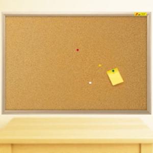 코르크게시판 코르크보드 미송프레임 120cm 80cm