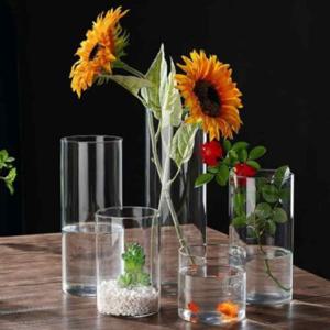 인테리어유리화병 수경화병 디자인화병 유리화병 원통 9.5x40