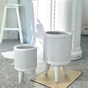 북유럽스타일화분 거실화분 마블원통화분 마블화분 원통세로줄 대 26x41
