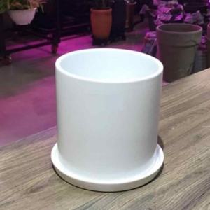 플랜테리어화분 예쁜도자기화분 식물화분 도기화분 무광 화이트 18x18
