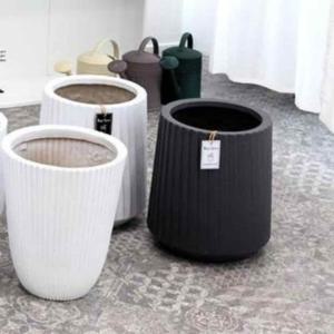 거실화분 카페화분 테라스화분 마블화분 수지 경량 26x35