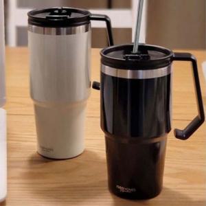 보냉 머그컵 보틀 화이트 600ml 데일리 텀블러 보온 물병 보온병 보냉병 사무실 학생