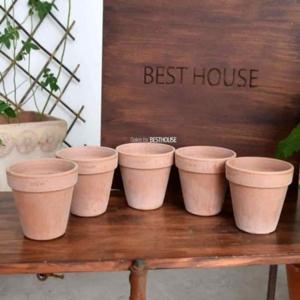 실내화분 흙화분 토기화분 토분세트 바소기본형 5p 아레나 13x11