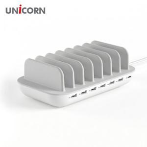 유니콘 7포트 70W 초고속 멀티충전기 업소용 충전케이블 내장 CS76
