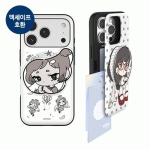 트라이코지 소녀클럽 마그네틱 카드 도어 범퍼케이스 아크릴 마그네틱 톡 세트 S26 아이폰17 A36 A16