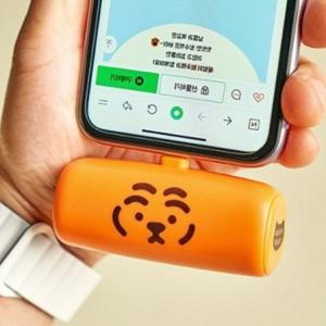 무직타이거 뚱랑이 도킹형 핸드폰 보조배터리 5000mAh