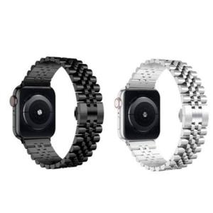 EAS 워치 호환 렉스 원터치 메탈 스트랩 밴드 시계줄 Apple Watch 8 울트라 7 SE 6 5 4