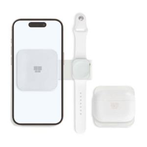 USB C타입 마그넷 고속 듀얼 무선충전기 iOS형 폴딩형