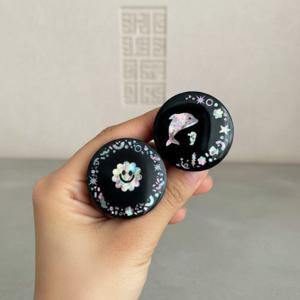 한국 전통 디자인 스마트톡 만들기 핸드폰 그립 DIY 2개입