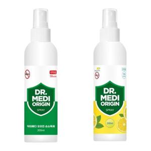 (향기+무향) 닥터메디 오리진 스프레이 손소독제 200ml 40세트