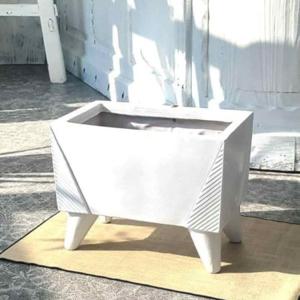 직사각마블화분 분갈이화분 북유럽스타일화분 마블화분 직사각삼발 27x18x23