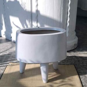 정원화분 타원형화분 원예용화분 마블화분 타원삼발 27x19x31