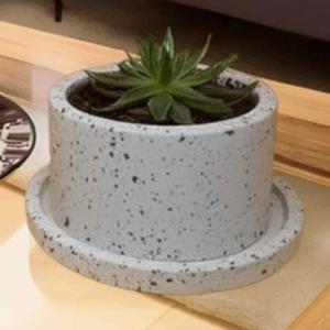 분갈이화분 감성화분 테라조화분 시멘트화분 테라조 20x20