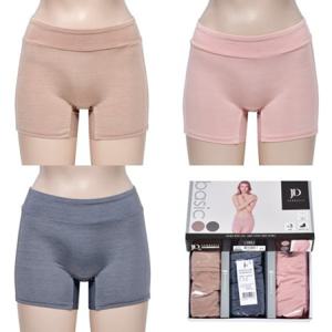 [제임스딘] 신축성이 뛰어나 활동성이 좋은 여성 심플 베이직 드로즈 3매입0052sz