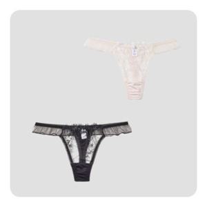 노라인 와이퍼 팬티 마이티 삼각 여자 현대 하이웨스트 면 실리콘 티