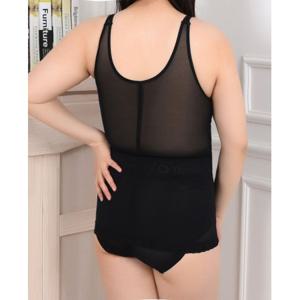 파워넷 쫀쫀한 쟈가드망사 풀컵 런닝형 B컵 빅사이즈 치마올인원 SN2106-0054