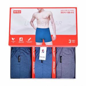 남성 빅사이즈 사각팬티 3매입 남성속옷 남자언더웨어 남성팬티