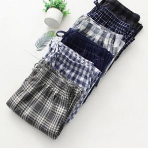 키밍 잠옷 체크무늬 바지 파자마 일자 면바지 pants 실내복 남성잠옷바지 남자잠옷