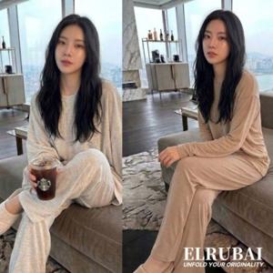 엘루바이 언더웨어 홈웨어 잠옷 여성잠옷 투피스 파자마 잠옷바지 여름잠옷 모달 실내복 여자잠옷 잠옷세트