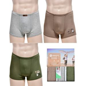 혜명잡화몰 엠알키즈 편안하고 부드러운 착용감 리틀 캐스퍼 드로즈 3매입 남자속옷팬티 남성사각드로즈 남