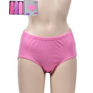 혜명잡화몰 (트라이) 쾌적한 순면 은나노 가공 여성 맥시 삼각 팬티 3매입 여성햄팬티 여자삼각팬티 누드팬
