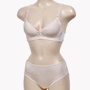 브레지어 여자속옷 속옷브라 여름 인견 노와이어 브라팬티 세트