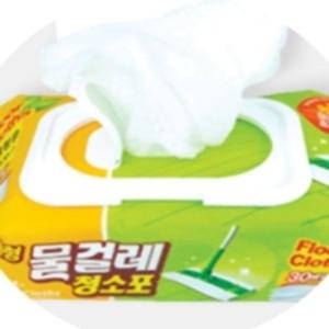 손걸레 30매 중형 30x20cm 20개 일회용물걸레청소포 청소용물티슈