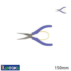 전선피복기 롱로우즈 전공뺀지 전선절단 롱펜치 경량 롱노우즈플라이어 150mm