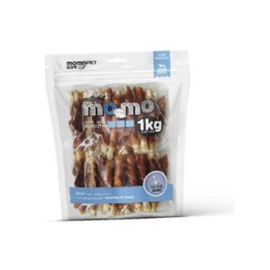 모모 씹기좋은 대용량 오리 우유껌 1kg 강아지 간식 개껌