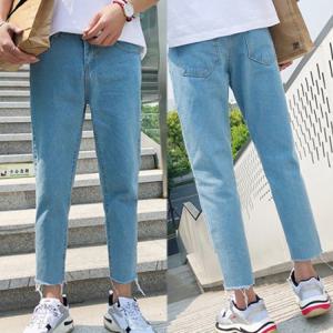 컷팅 데일리청 기본청 캐주얼청 데님팬츠 데님 일자 INSUM12 크롭팬츠