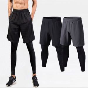 반바지 바지 레깅스 남자 런닝 헬스장 일체형 농구