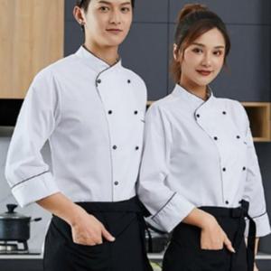 SHG 조리사복 쉐프복 조리복 긴팔 주방 일식 유니폼 남성 여성