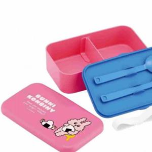 1단 도시락 1000ML 숟가락 포크 포함 전자레인지도시락 대용량도시락 과일도시락