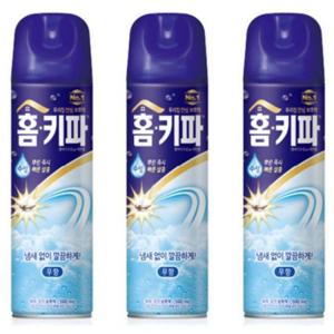 3개입 스프레이 에어로솔 가정용해충살충 모기 무향 살충제 수성