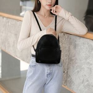 패턴 미니백팩 데일리백팩 3색 하운드체크 데일리 여행용백팩여행가방 여성