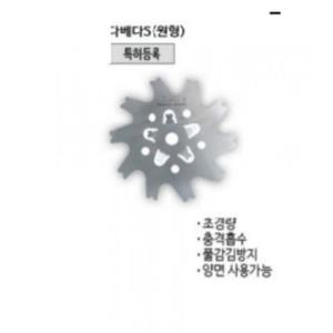 원형 예초기날 벌초 제초 잔디깍기 다베다S 삼원테크