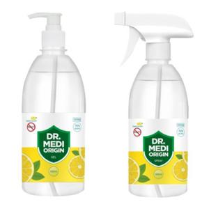 [향기] 닥터메디 오리진 겔+스프레이 손소독제 스위트레몬 500ml 5세트