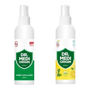 [향기+무향] 닥터메디 오리진 스프레이 손소독제 200ml 5세트