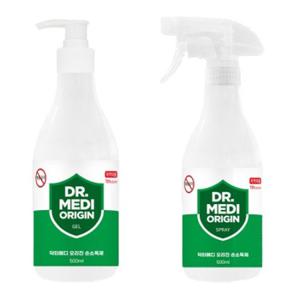 닥터메디 오리진 겔+스프레이 손소독제 500ml 5세트